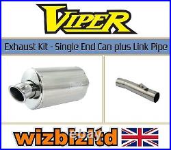 Honda CBR 600 F 1987-1990 Viper Race Use Exhaust Kit Micro Oval Single Can