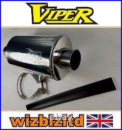 Honda CBR 600 F 1987-1990 Viper Race Use Exhaust Kit Micro Oval Single Can