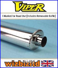 Honda CBR 600 F 1991-1998 Viper Road Use Exhaust Kit Oval Single Can