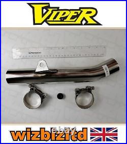 Honda CBR 600 F 1991-1998 Viper Road Use Exhaust Kit Oval Single Can