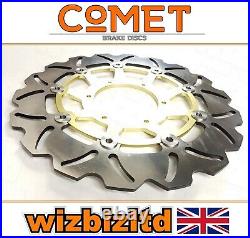 Honda CBR 600 RR 2007-2016 Pair of Comet Front Brake Discs Gold WF-Series