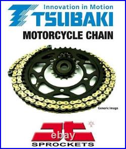 Honda CBR600 F 02-07 Tsubaki Sigma X-Ring Gold Chain & JT Quiet Sprocket Kit