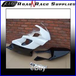 Honda CBR600 F SPORT 2001-05 A16 RACE FAIRING & SEAT with Dzus Fasteners Blk&Wh