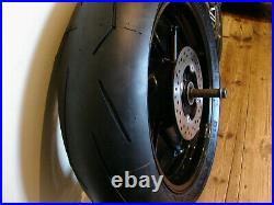 Honda CBR600 F3 steelie wheels new Pirelli Supercorsas 180/55/17 120/70/17