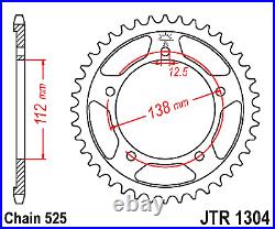 Honda CBR600 F4 1999 & 2000 DID Gold X-Ring Chain and JT Quiet RB Sprocket Kit