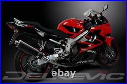 Honda CBR600 F4i Complete 4-1 Exhaust 18 Carbon Oval Muffler 01 02 03 04 05 06