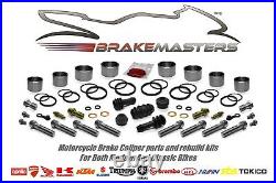 Honda CBR600 FA 2011 front brake caliper piston seal rebuild repair kit set ABS