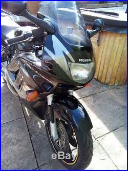Honda CBR600F 1998 registered in 1999 Black with Silver Graphics