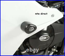 Honda CBR600F 2011-2014 R&G WHITE aero style Front crash protectors bobbins