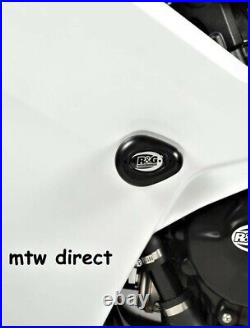 Honda CBR600F 2011-2014 R&G WHITE aero style Front crash protectors bobbins