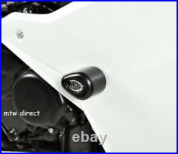 Honda CBR600F 2011-2014 R&G WHITE aero style Front crash protectors bobbins