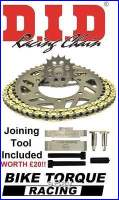 Honda CBR600F M-T (520 Race) 91-96 DID Upgrade Chain And Sprocket Kit + Tool