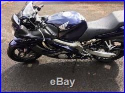 Honda CBR600F motorcycle 6002 miles from new