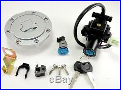 Ignition Switch Fuel Gas Cap Seat Lock Key Set for Honda CBR600F4/F4i 2001-2006