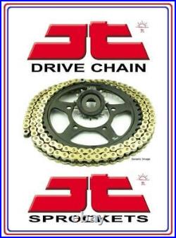 JT Z3 Super-HD X-Ring Gold Chain + Quiet Sprockets For Honda CBR600 F 99-00