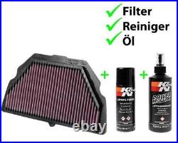 K&N air filter HA-6001 fits Honda CBR 600 F PC35F PC35H 01-07 + Cleaner + Oil