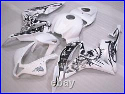 LD White New Injection Fairing Fit for Honda CBR600RR 2007 2008 F5 ABS s078