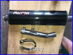 Micron Oval Carbon FIbre End Can Honda CBR 600F 99-00