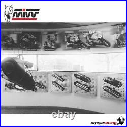 Mivv approved exhaust steel sound black + catalyst Honda CBR600FS 20012003