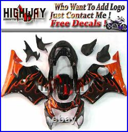 Motorcycle ABS Fairings Body Work Kits Set fit Honda CBR600 F4 1999-2000 Orange