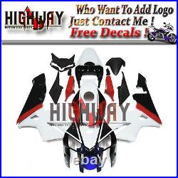 Motorrad Bodywork Fairing Kits Cowling Fit Honda CBR600RR F5 05 06 white red