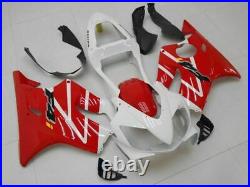 NT Fairing White Red Injection Fit for Honda CBR600F4I 2001-2003 Bodywork f060