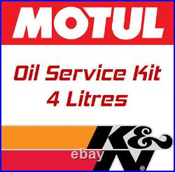 Oil Service Kit For Honda CBR600F 01-07 MOTUL 7100 10w40 K&N Filter KN-204C