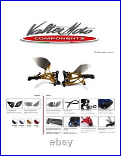 Peh089r Valter Motorcycle Footboards T2.5 Gold Honda Cbr 600 F 2011 2013