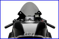 Puig R-Racer Screen Windshield Deflector Dark Smoke Honda CBR600RR 2023 2024