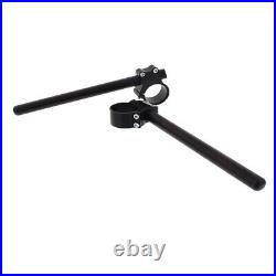 Racing Semi Handlebars 22mm 45mm Trw Black For Honda 600 Cbr F 1991-2007