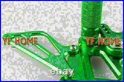 Rear Set Rearsets Foot Peg Pedal for Honda 03-06 CBR600RR 04-07 CBR1000RR Green