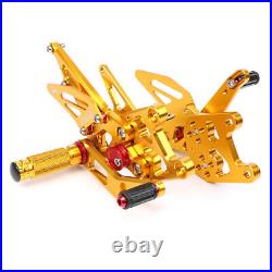 Rear Sets Foot Pegs Footpegs Kit For Honda CBR600RR F5 2009-2018 Gold