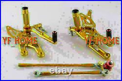 Rearset Rear Motorcycle fit Honda 03-06 CBR 600RR 04-07 CBR 1000RR Golden