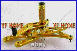 Rearset Rear Motorcycle fit Honda 03-06 CBR 600RR 04-07 CBR 1000RR Golden