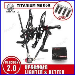 Rearsets Foortests For Honda CBR600RR 2003 2006 CBR1000RR 2004 2007 2006 GD