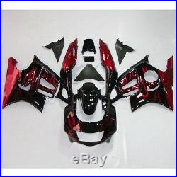 Red Flames Injection ABS Fairing Bodywork For Honda CBR600F3 CBR600 F3 97-98 5A