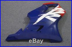 Red blue Injection Fairing Body Work Frame Kit for HONDA CBR600 F4 1999-2000