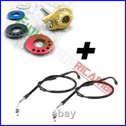 Robby Motorcycle Fast Gas Control Competition Ergal + Honda Cbr 600 Rr 09-12 Cables