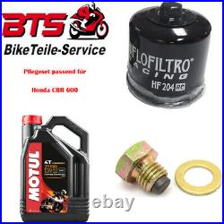 Savings set 4L oil, filter, drain screw suitable for Honda CBR 600 ccm