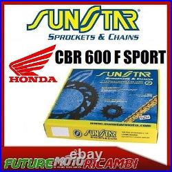 Set Chain Sprocket Plus SUNSTAR Honda CBR600 F 2001 2002 Chains Sprockets