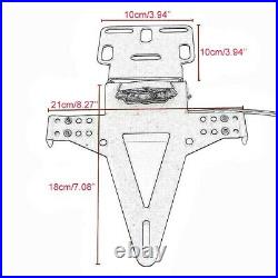 Set License Plate Holder + 2x LED Turn Signal for Honda CBR 600 F/RR KZ2