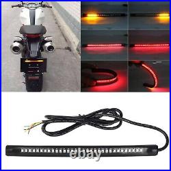 Universal 8 LED Tail Brake, L/R Turn Signal Light Strip For Motorcycle Bike ATV
