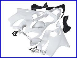 Unpainted White Fairing Bodywork Cowl Kit For 2001 2002 2003 Honda CBR 600 F4i