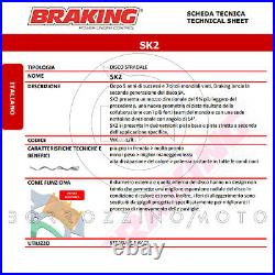 Wk047l Wk047r Front Brake Disc Kit Braking Sk2 Honda Cbr Rr 600 2003-2015