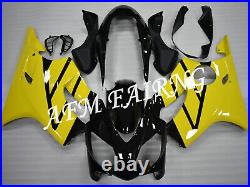 Yellow Black ABS Injection Mold Bodywork Fairing Panels Kit for CBR600F4i 04-06